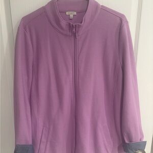 Talbots Lavender Bomber Jacket for Women